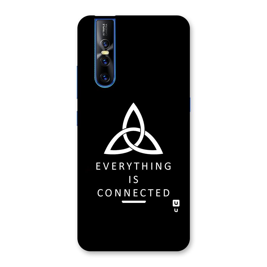 Everything is Connected Typography Back Case for Vivo V15 Pro