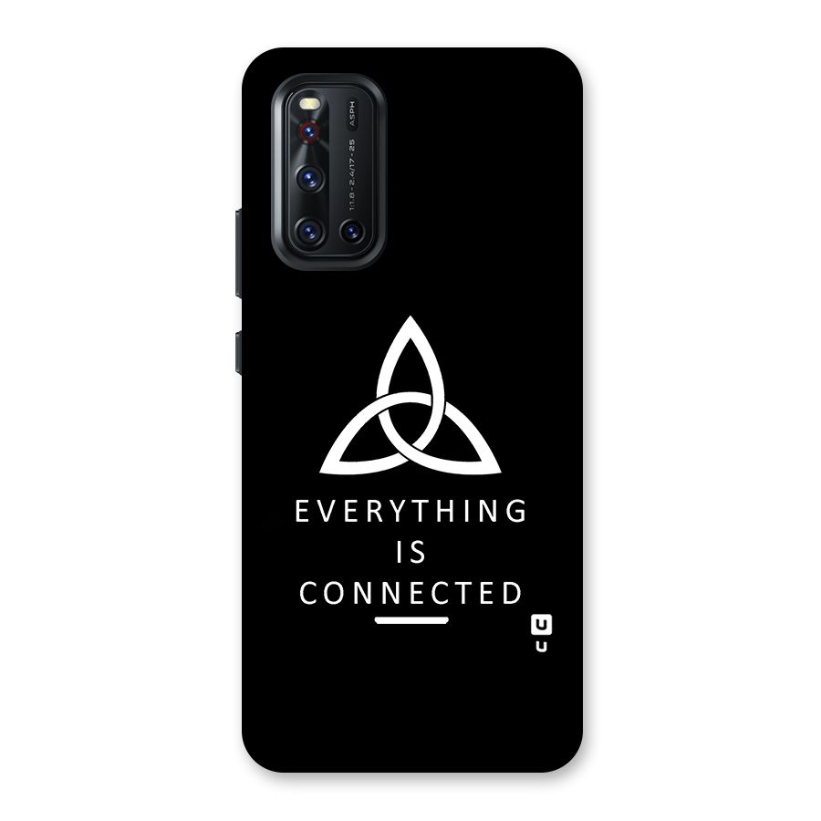 Everything is Connected Typography Back Case for Vivo V19