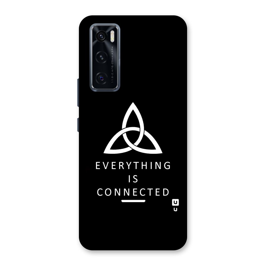 Everything is Connected Typography Back Case for Vivo V20 SE