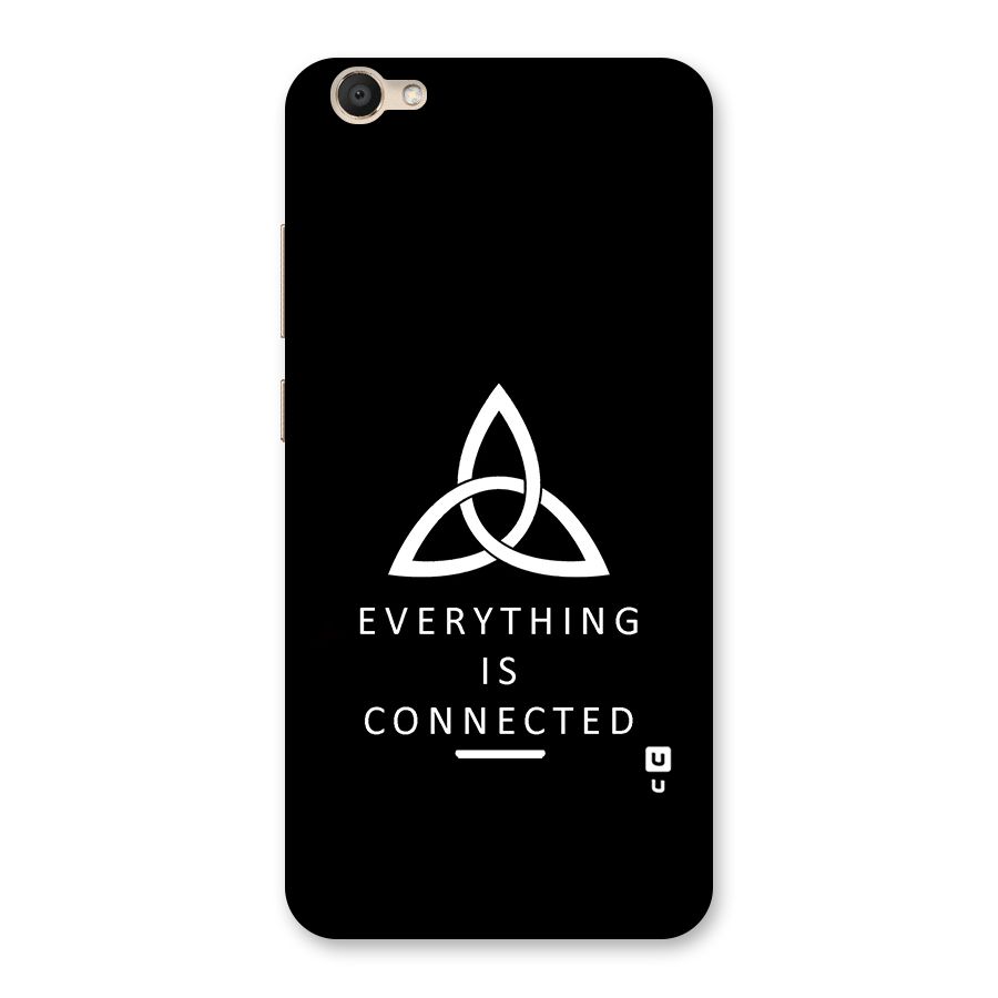 Everything is Connected Typography Back Case for Vivo V5