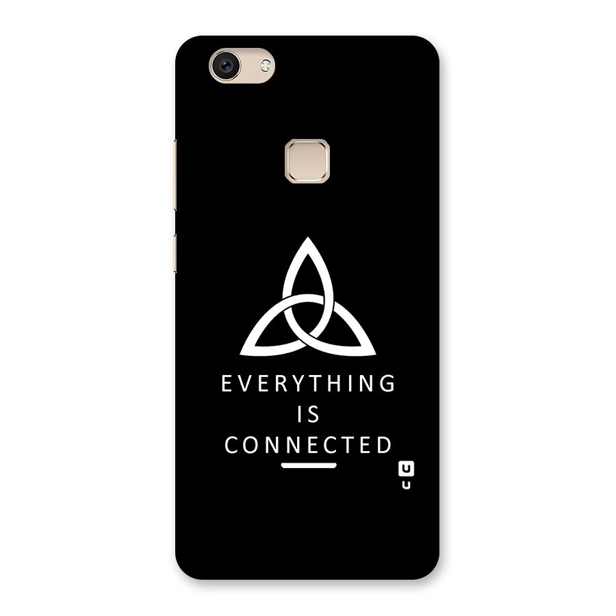 Everything is Connected Typography Back Case for Vivo V7