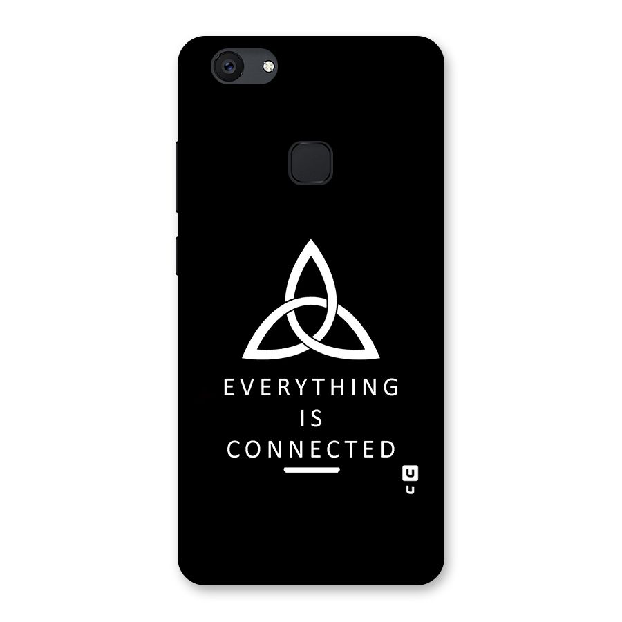 Everything is Connected Typography Back Case for Vivo V7 Plus
