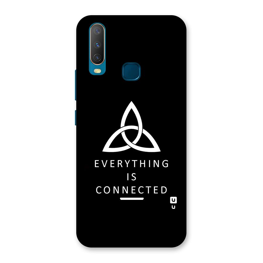 Everything is Connected Typography Back Case for Vivo Y12