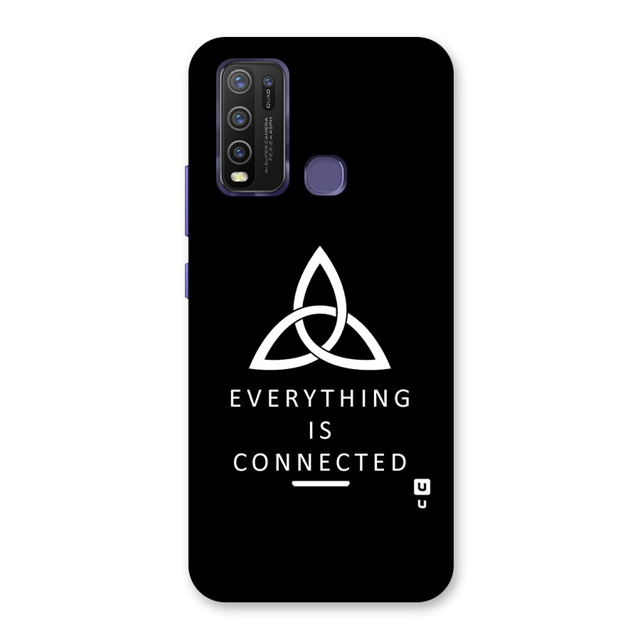 Everything is Connected Typography Back Case for Vivo Y50
