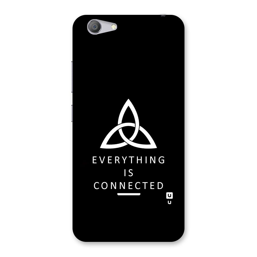 Everything is Connected Typography Back Case for Vivo Y53