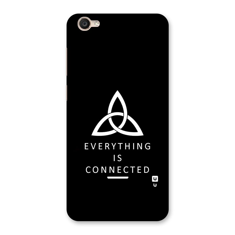 Everything is Connected Typography Back Case for Vivo Y55s