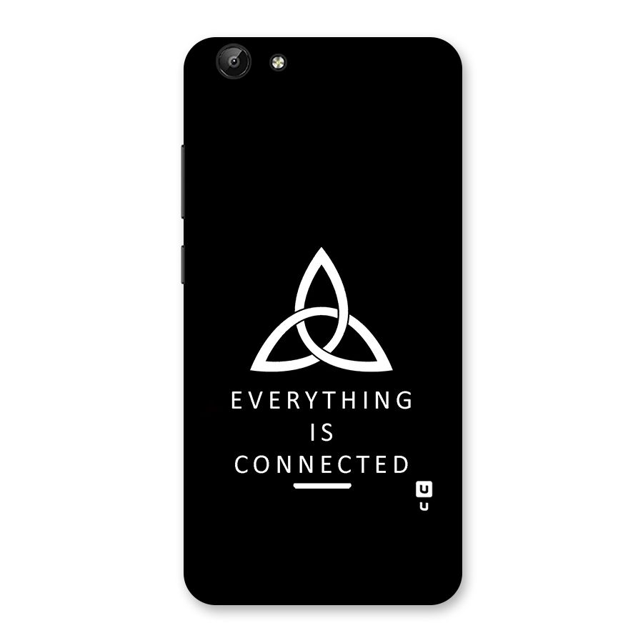 Everything is Connected Typography Back Case for Vivo Y69