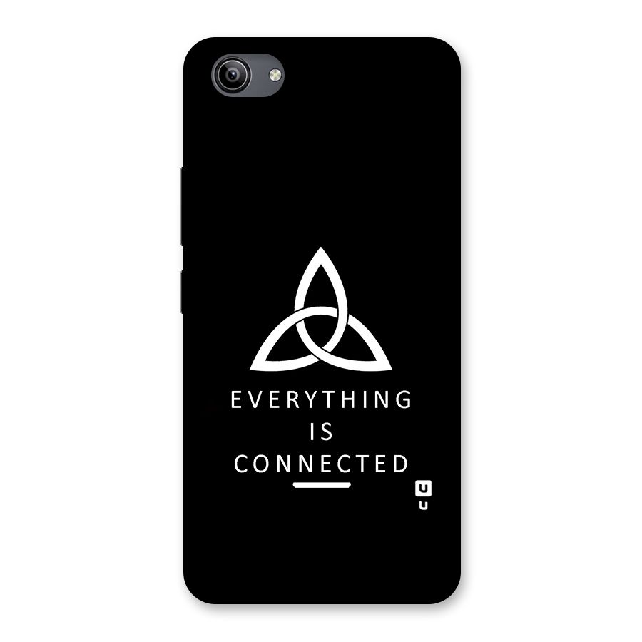 Everything is Connected Typography Back Case for Vivo Y81i
