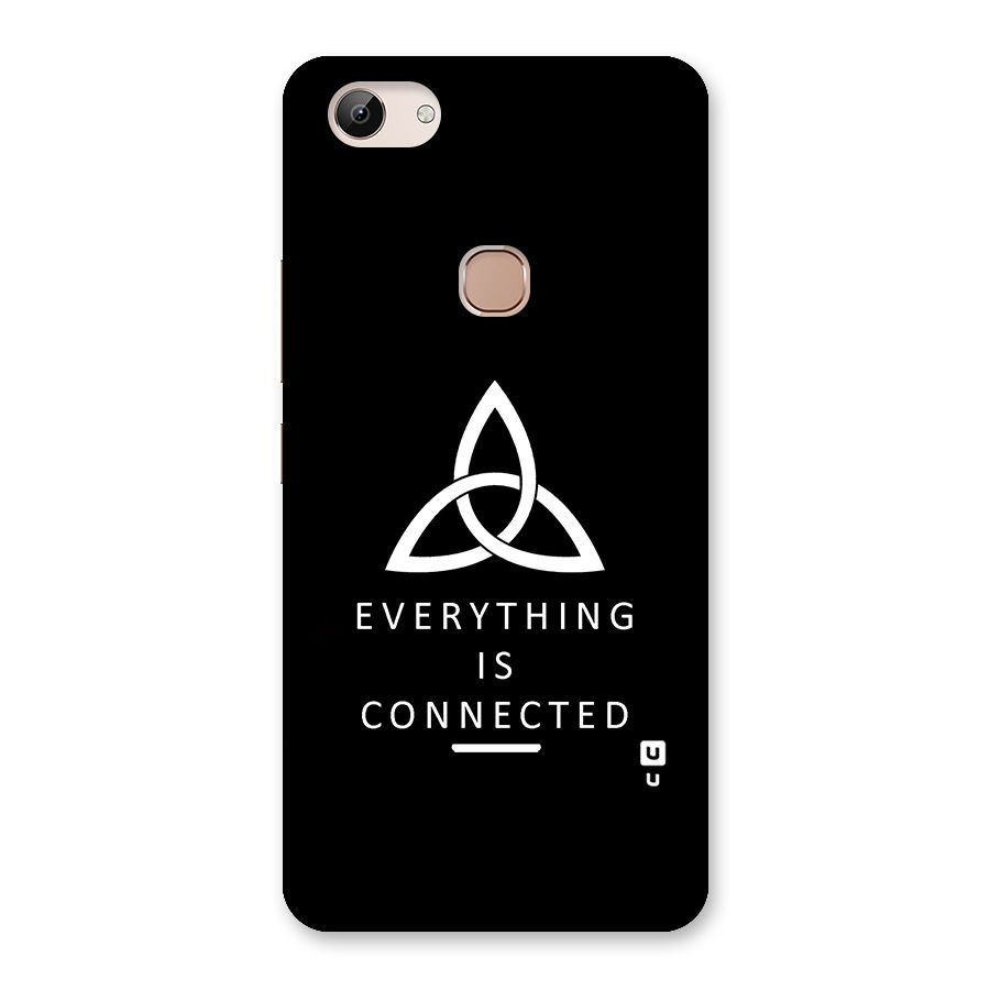 Everything is Connected Typography Back Case for Vivo Y83