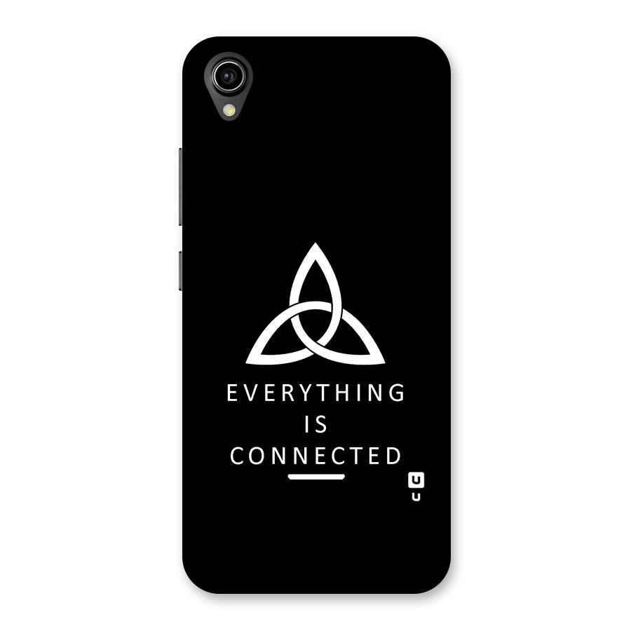 Everything is Connected Typography Back Case for Vivo Y90