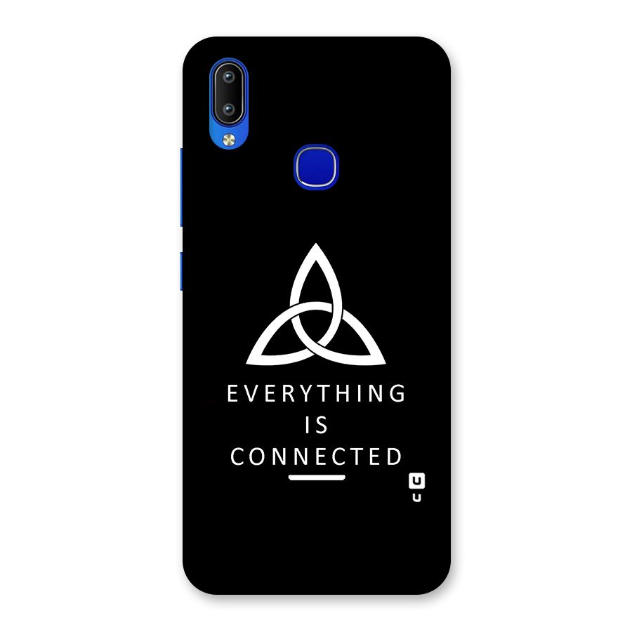 Everything is Connected Typography Back Case for Vivo Y91