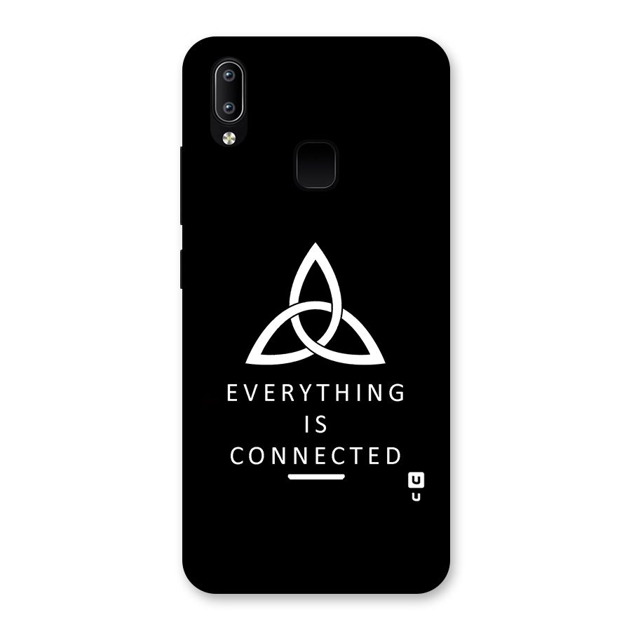 Everything is Connected Typography Back Case for Vivo Y93