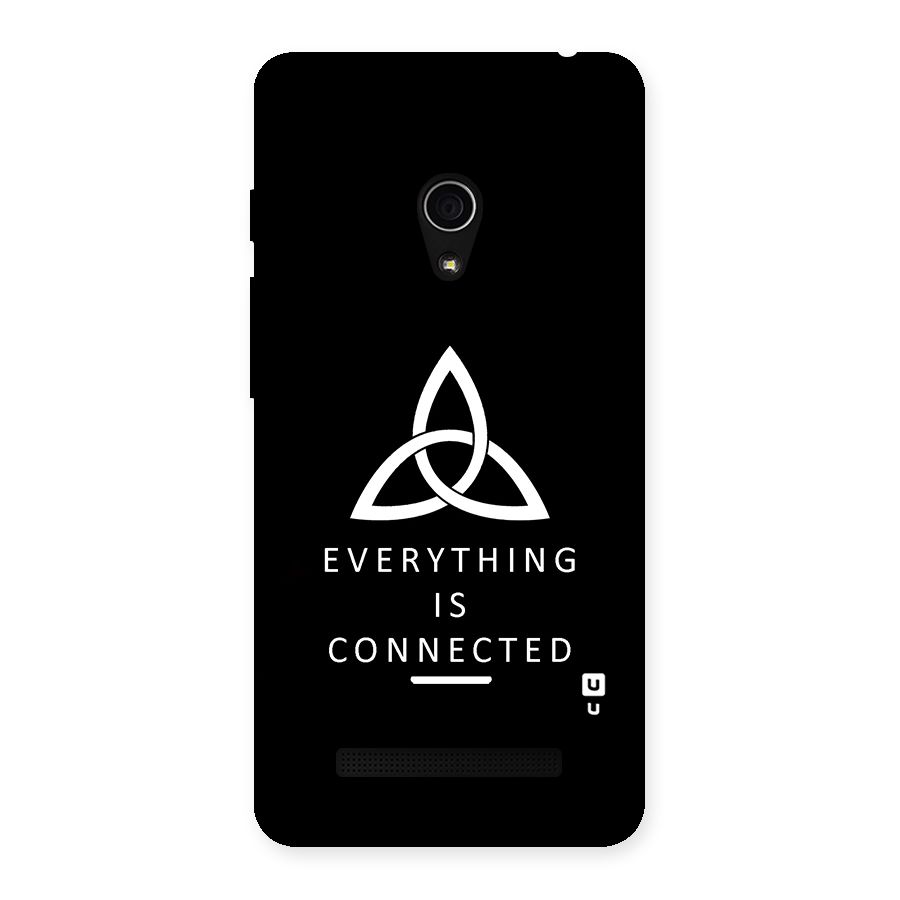 Everything is Connected Typography Back Case for Zenfone 5