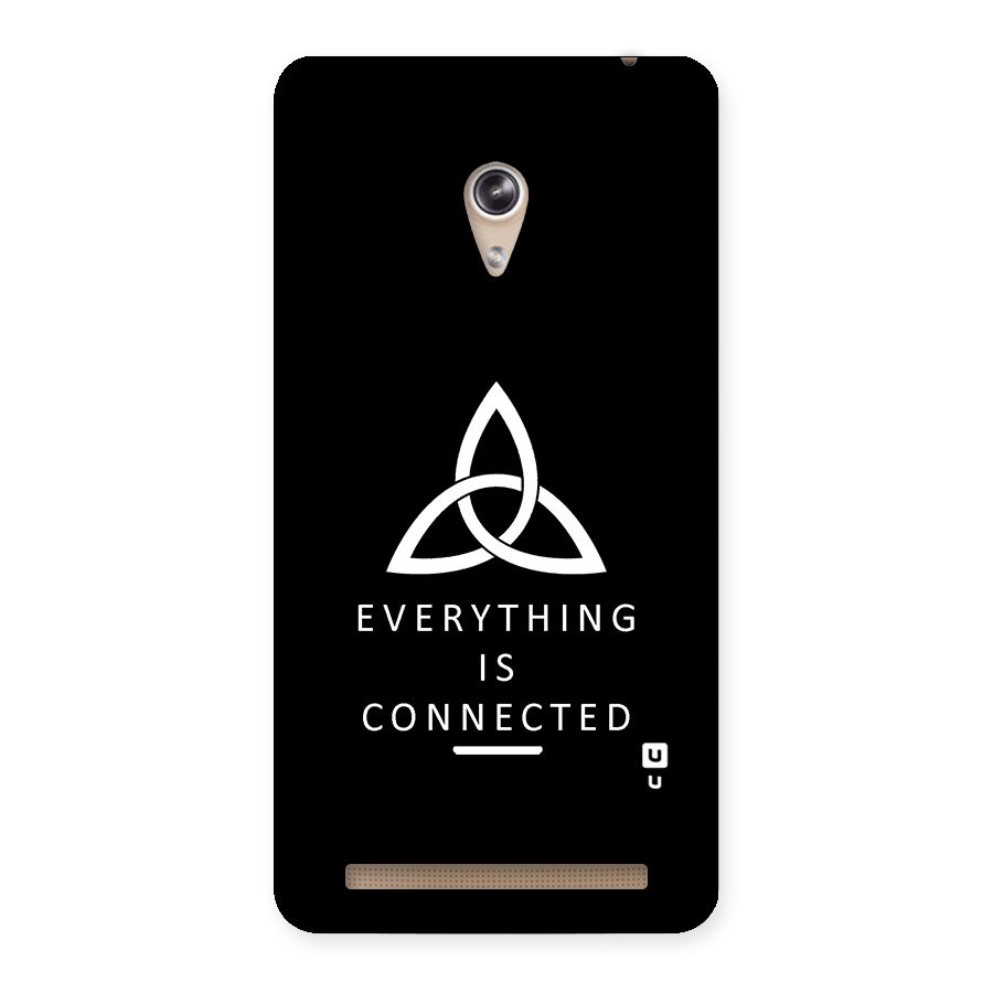 Everything is Connected Typography Back Case for Zenfone 6