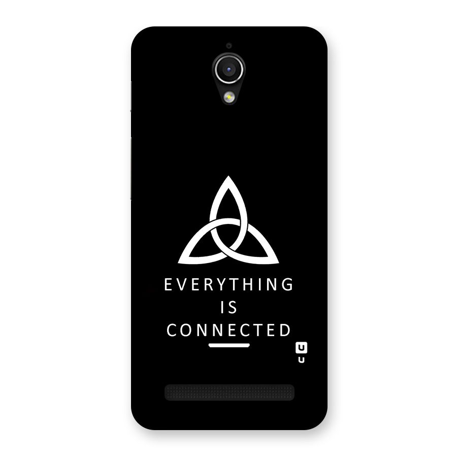 Everything is Connected Typography Back Case for Zenfone Go