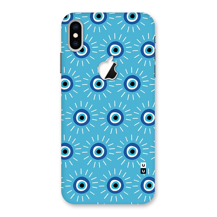 Evil Eves Away Back Case for iPhone XS Max Apple Cut