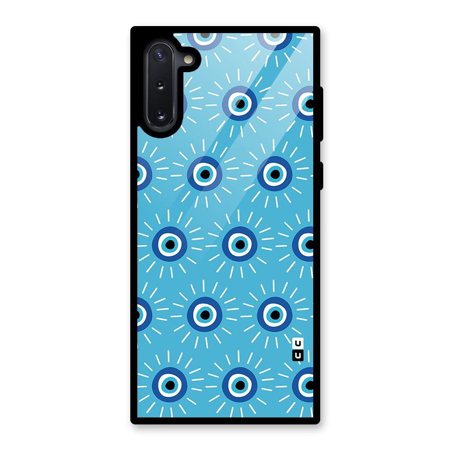 Evil Eves Away Glass Back Case for Galaxy Note 10