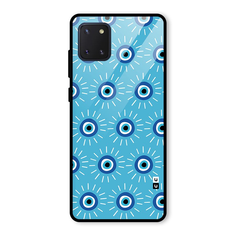 Evil Eves Away Glass Back Case for Galaxy Note 10 Lite
