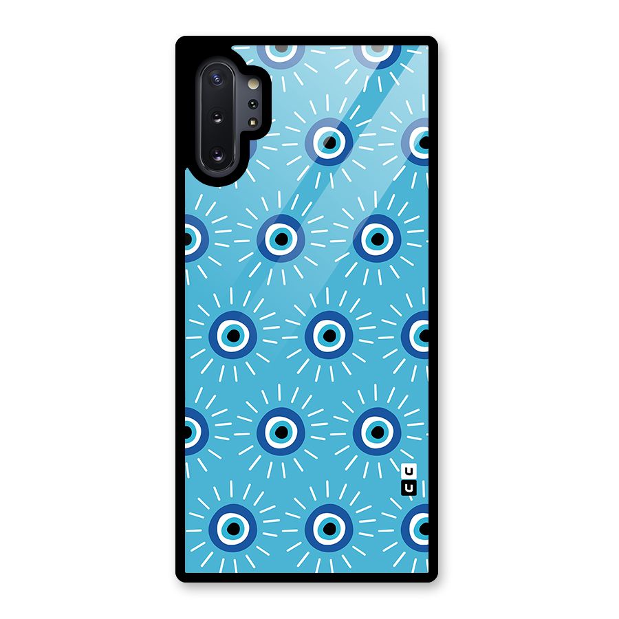 Evil Eves Away Glass Back Case for Galaxy Note 10 Plus