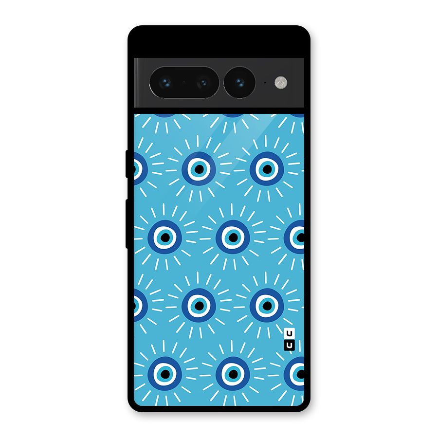 Evil Eves Away Glass Back Case for Google Pixel 7 Pro