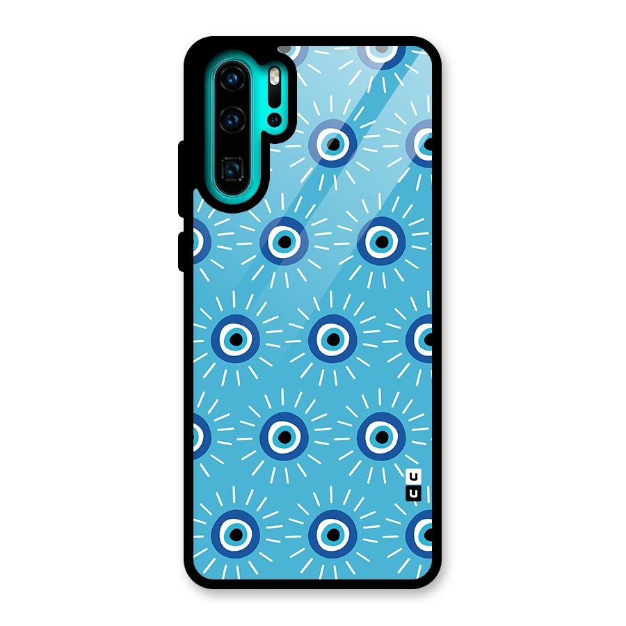 Evil Eves Away Glass Back Case for Huawei P30 Pro