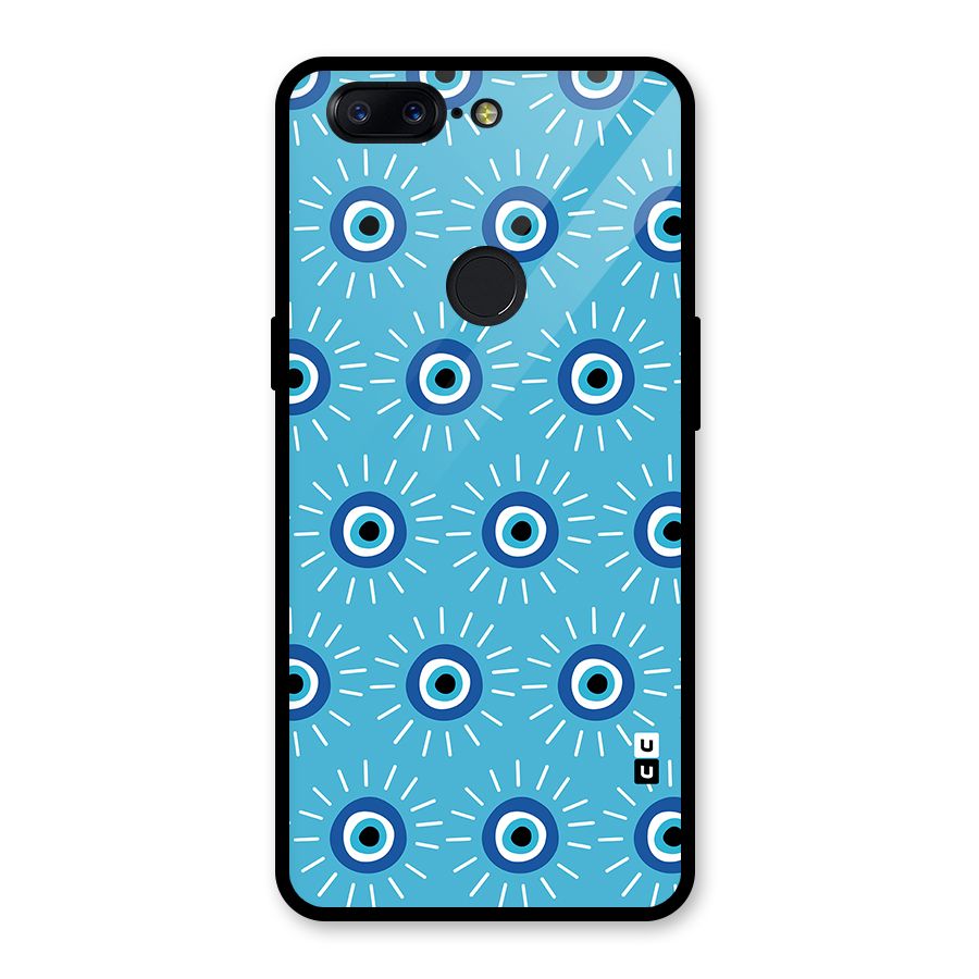 Evil Eves Away Glass Back Case for OnePlus 5T