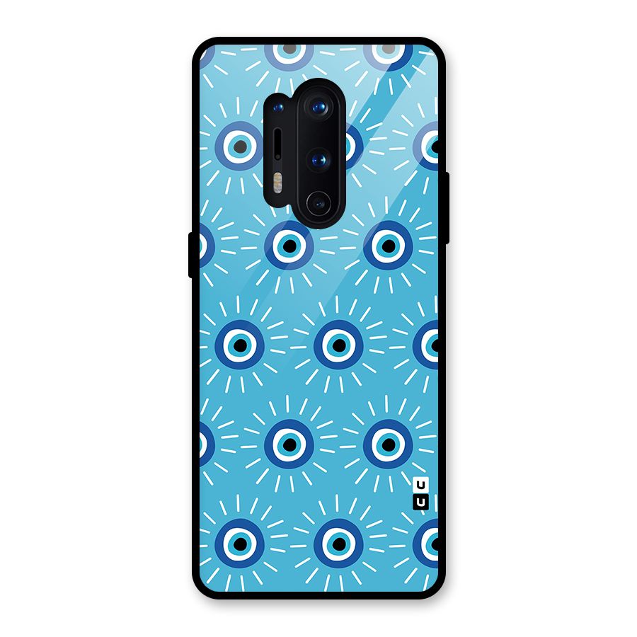 Evil Eves Away Glass Back Case for OnePlus 8 Pro