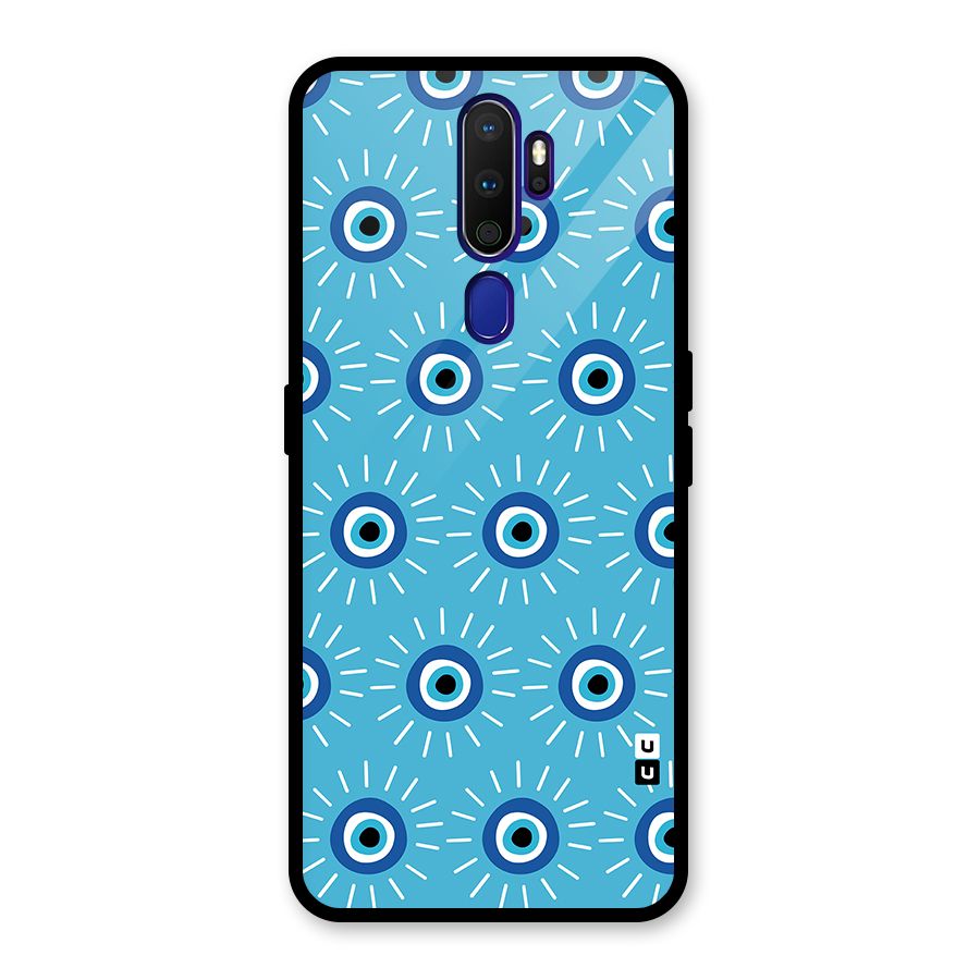 Evil Eves Away Glass Back Case for Oppo A9 (2020)