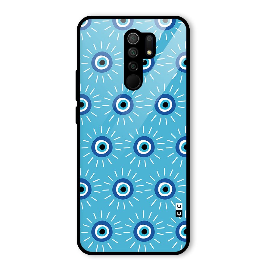 Evil Eves Away Glass Back Case for Poco M2