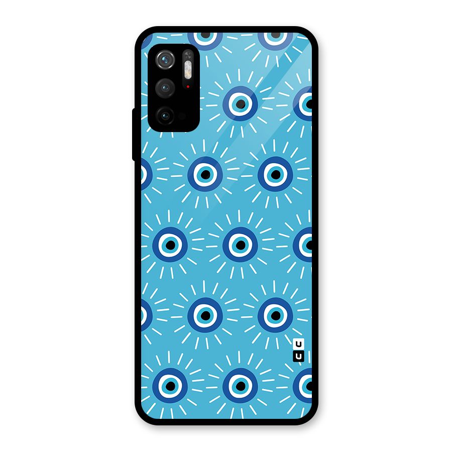 Evil Eves Away Glass Back Case for Poco M3 Pro 5G