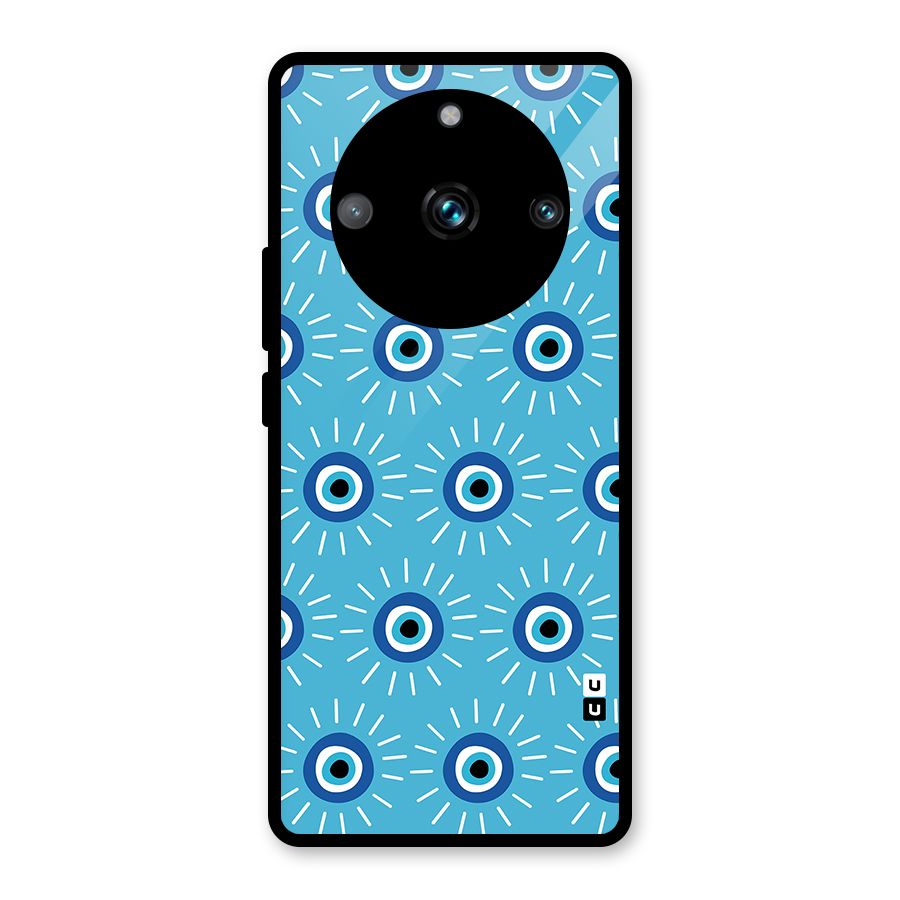 Evil Eves Away Glass Back Case for Realme 11 Pro Plus