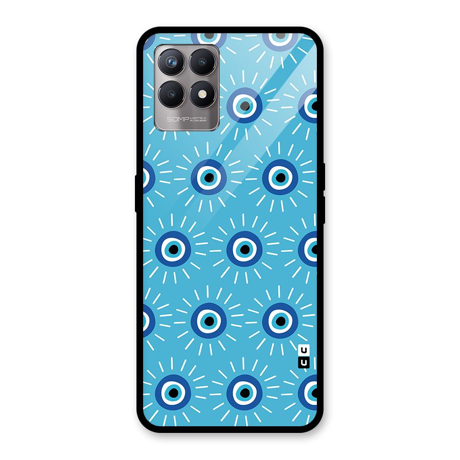 Evil Eves Away Glass Back Case for Realme Narzo 50