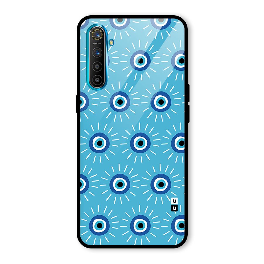Evil Eves Away Glass Back Case for Realme X2