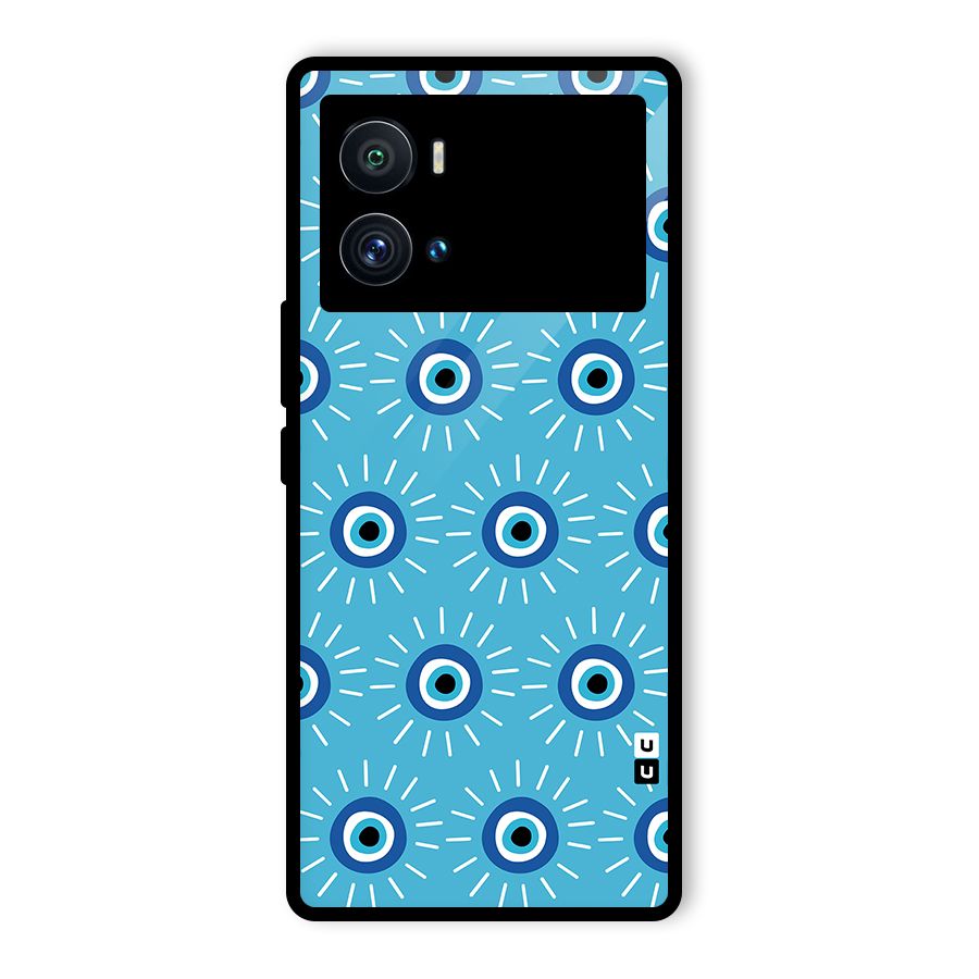 Evil Eves Away Glass Back Case for Vivo iQOO 9 Pro