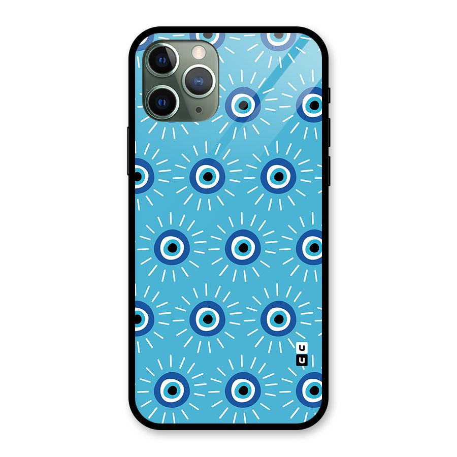 Evil Eves Away Glass Back Case for iPhone 11 Pro