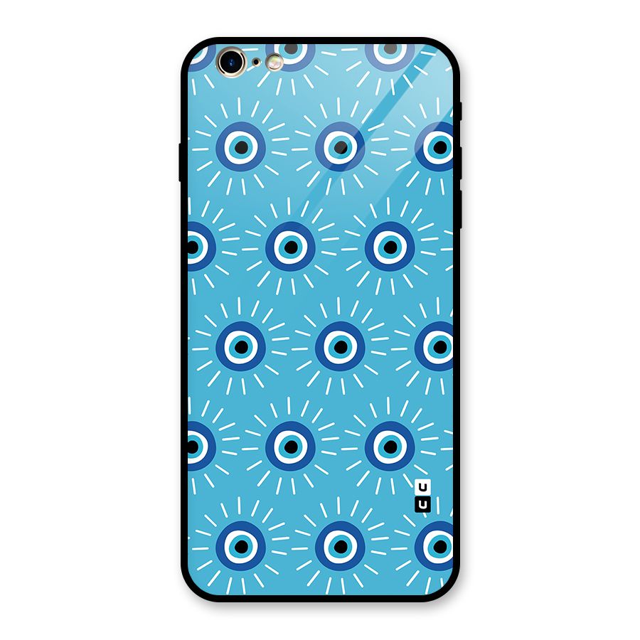 Evil Eves Away Glass Back Case for iPhone 6 Plus 6S Plus