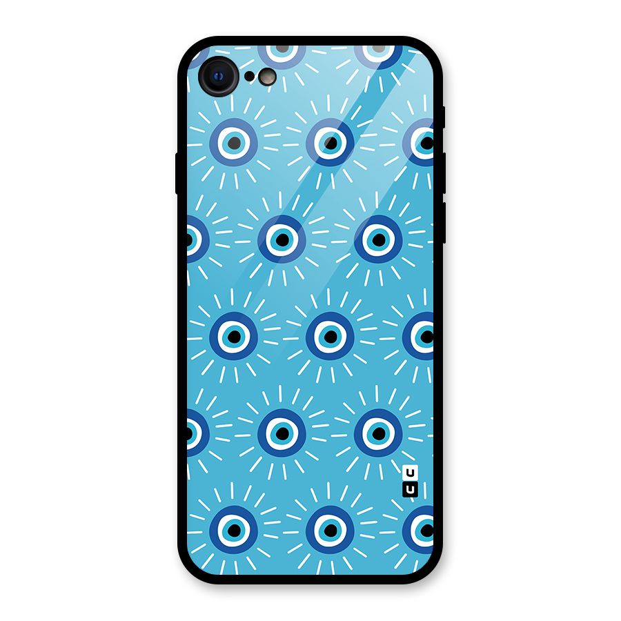 Evil Eves Away Glass Back Case for iPhone 7