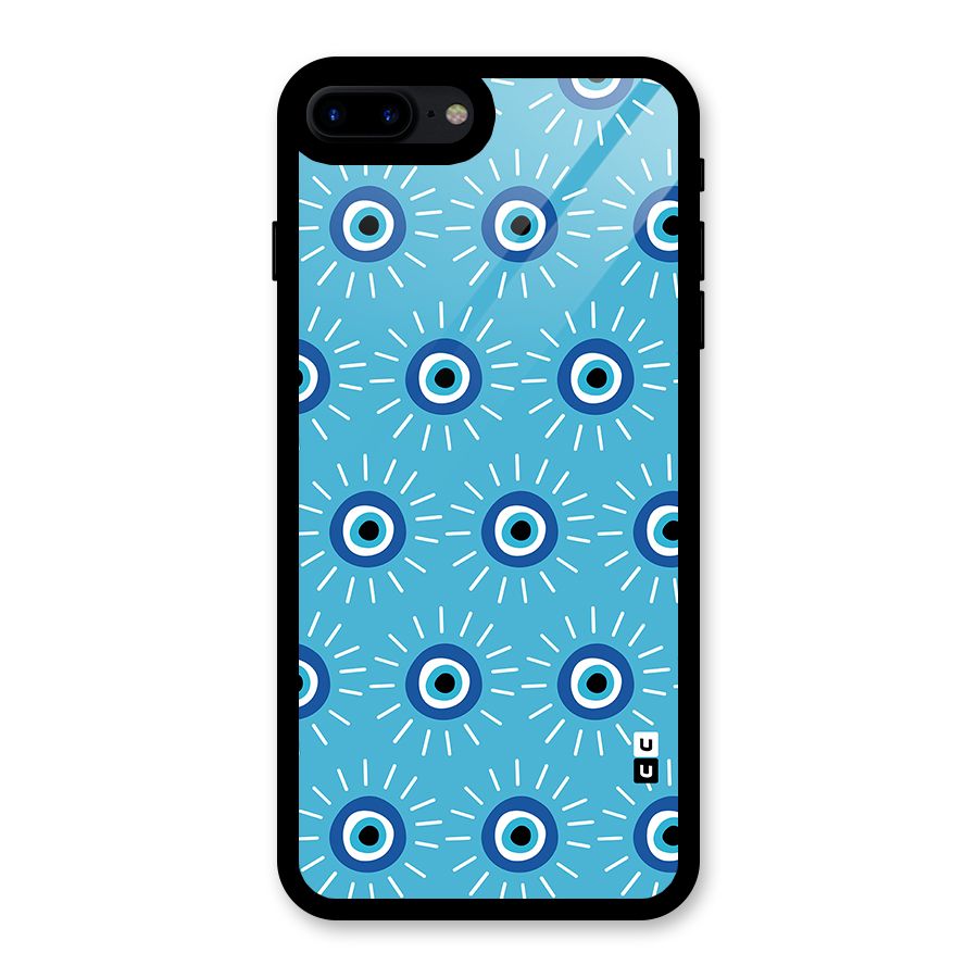 Evil Eves Away Glass Back Case for iPhone 8 Plus