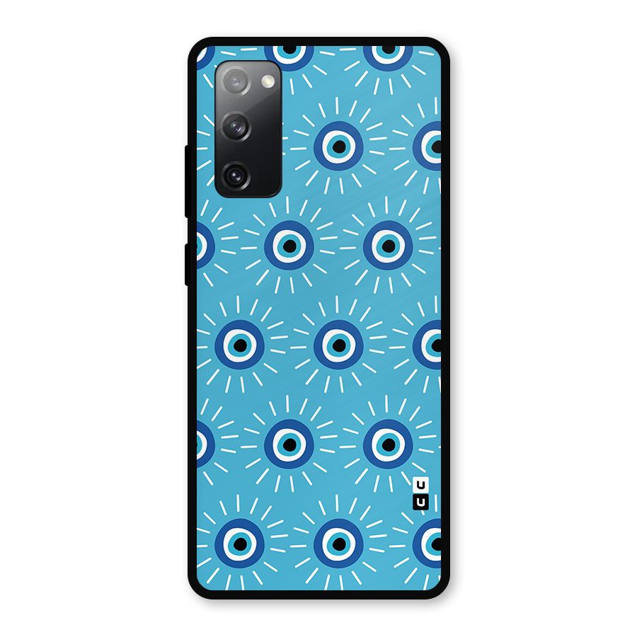 Evil Eves Away Metal Back Case for Galaxy S20 FE 5G