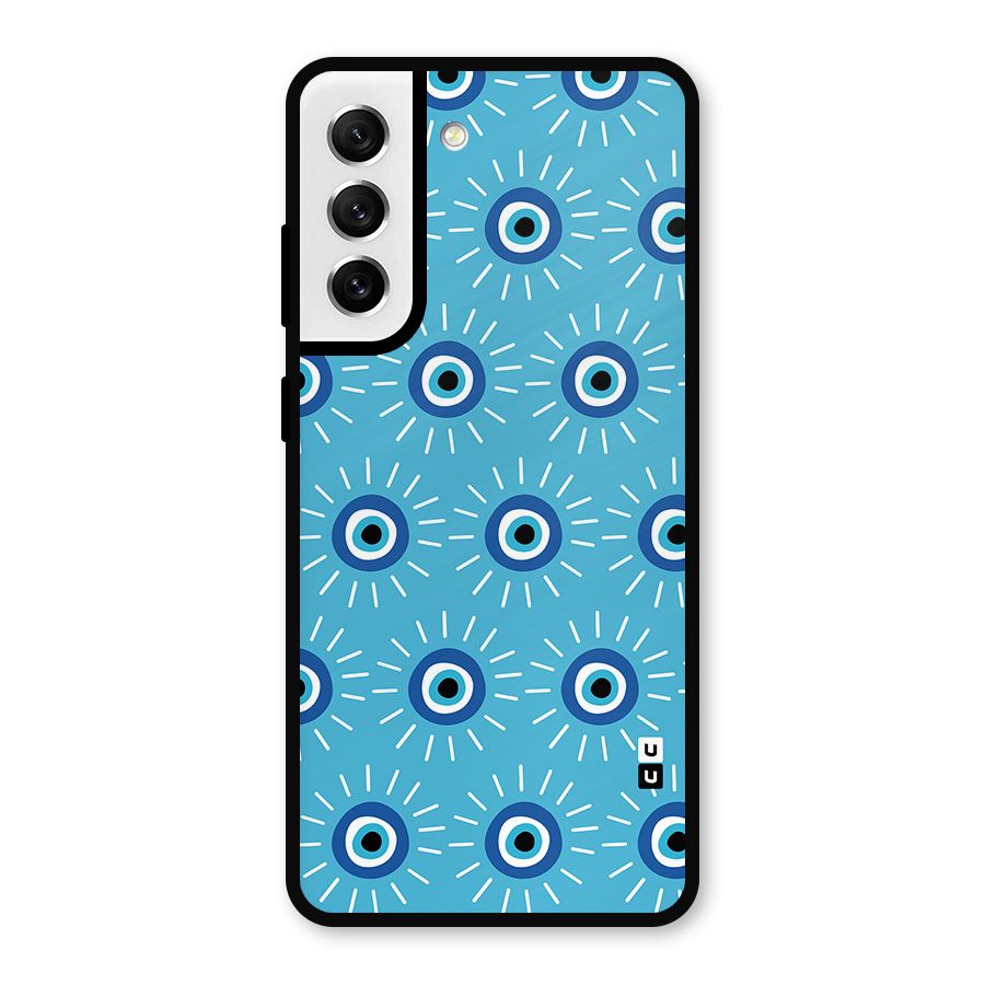 Evil Eves Away Metal Back Case for Galaxy S21 FE 5G