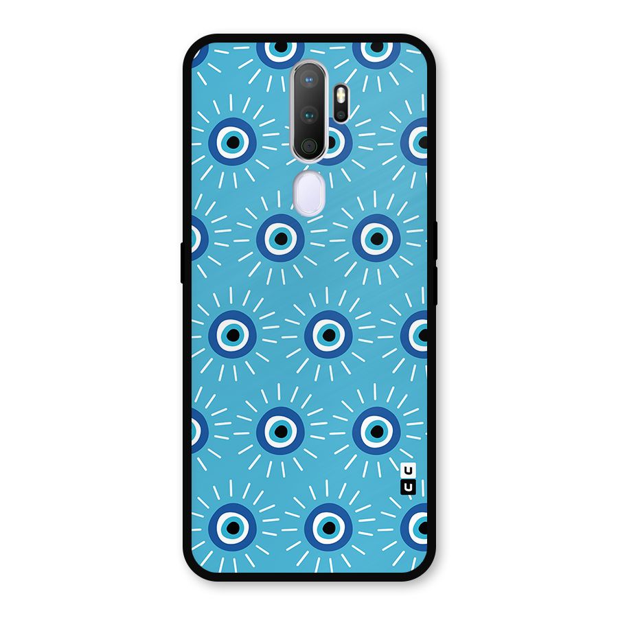 Evil Eves Away Metal Back Case for Oppo A9 (2020)