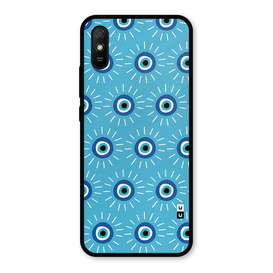 Evil Eves Away Metal Back Case for Redmi 9a