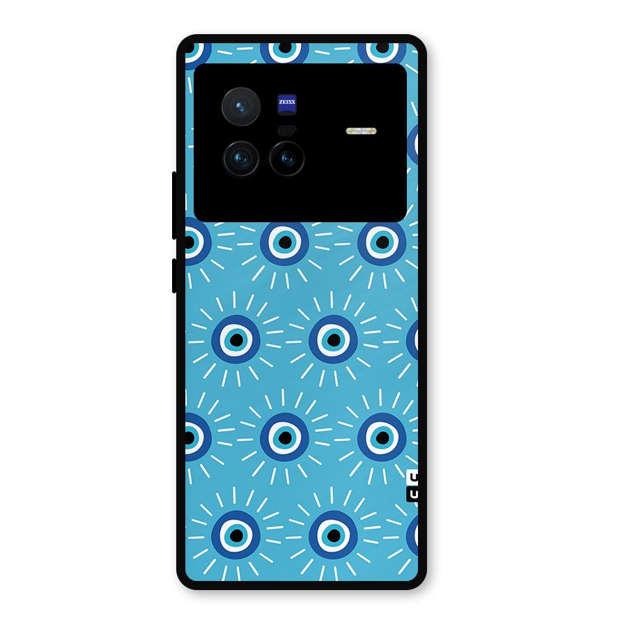 Evil Eves Away Metal Back Case for Vivo X80