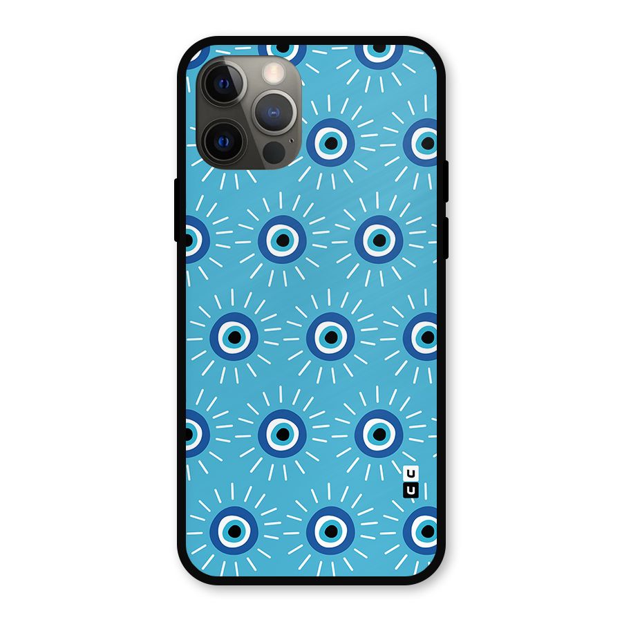 Evil Eves Away Metal Back Case for iPhone 12 Pro