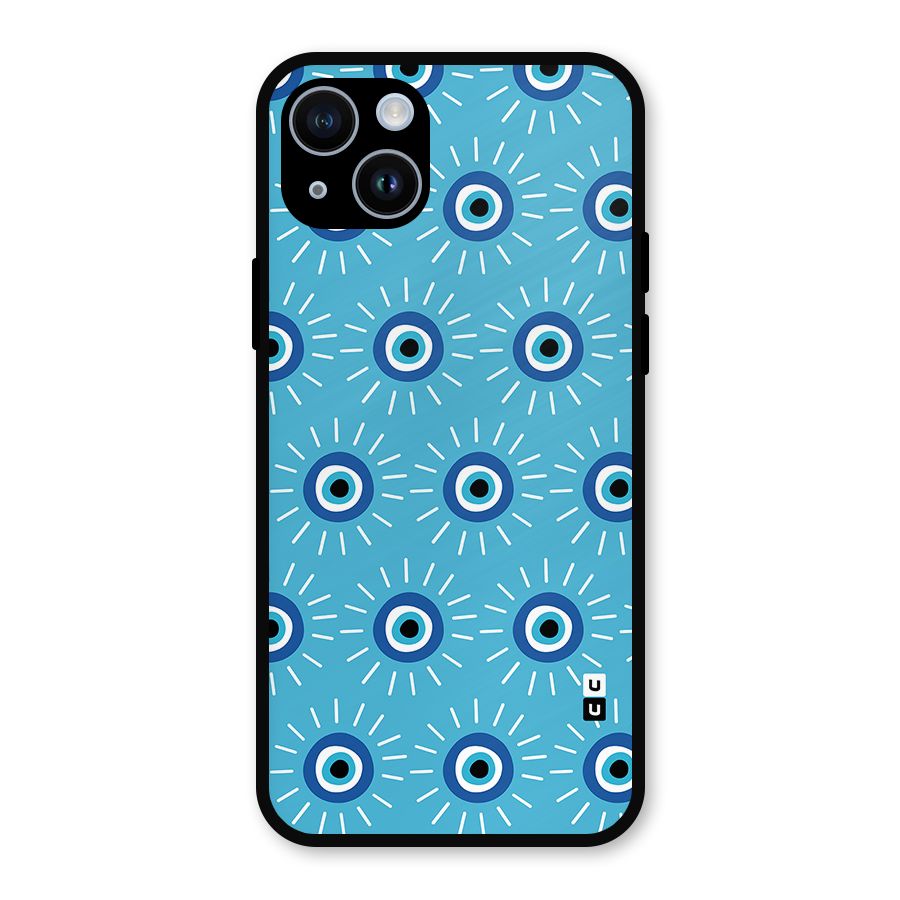 Evil Eves Away Metal Back Case for iPhone 14