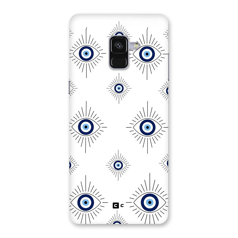 Evil Eye Wall Back Case for Galaxy A8 Plus