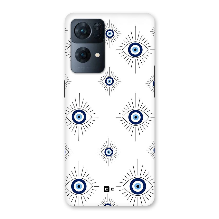 Evil Eye Wall Back Case for Oppo Reno7 Pro 5G