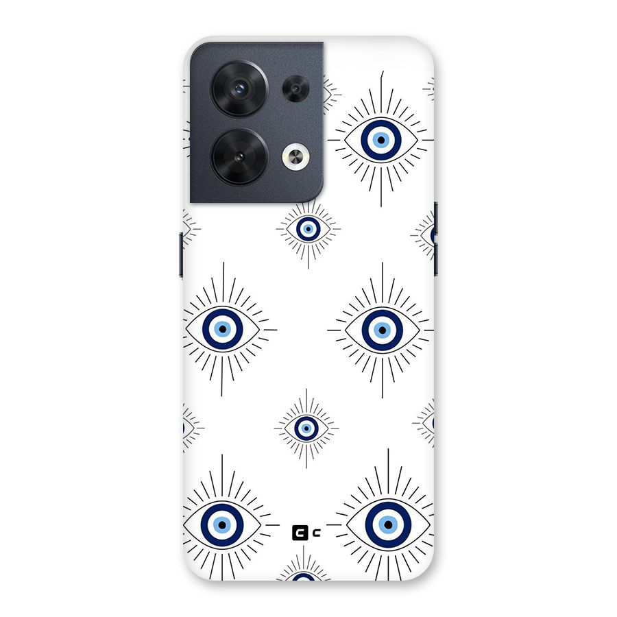 Evil Eye Wall Back Case for Oppo Reno8 5G