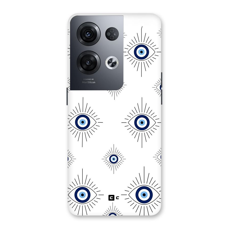 Evil Eye Wall Back Case for Oppo Reno8 Pro 5G