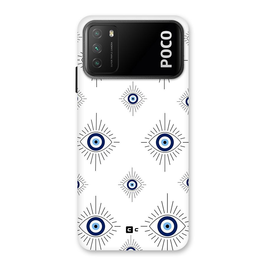 Evil Eye Wall Back Case for Poco M3